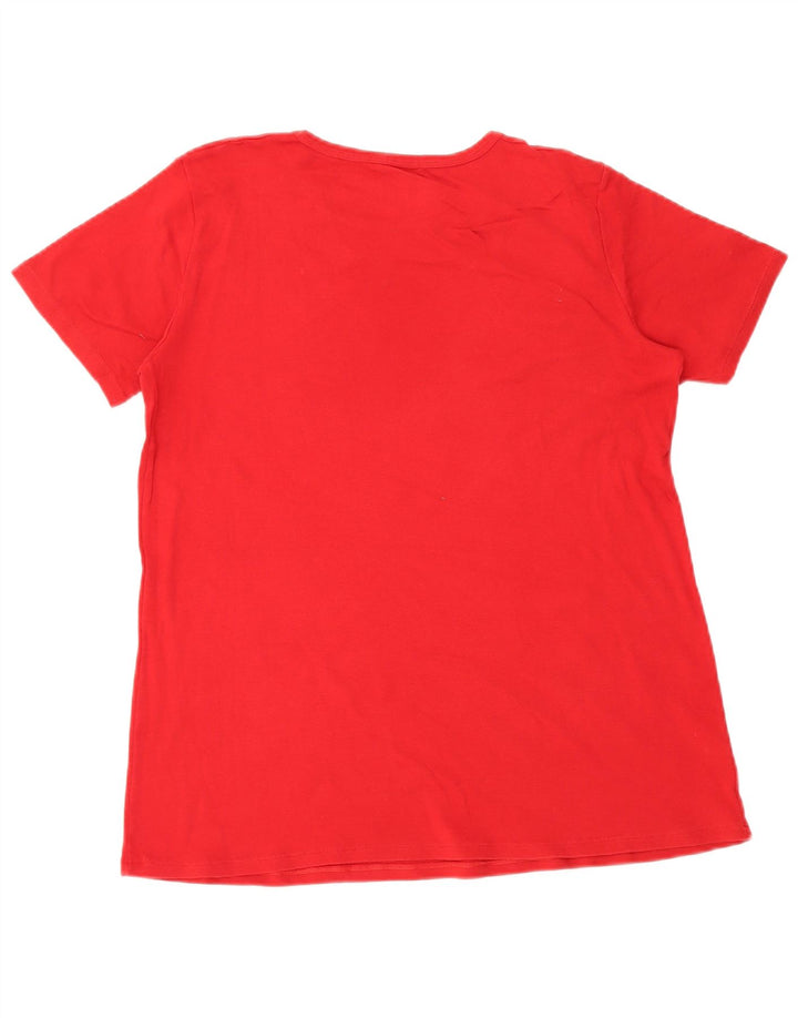 Футболка женская BENETTON Top UK 14 Medium Red