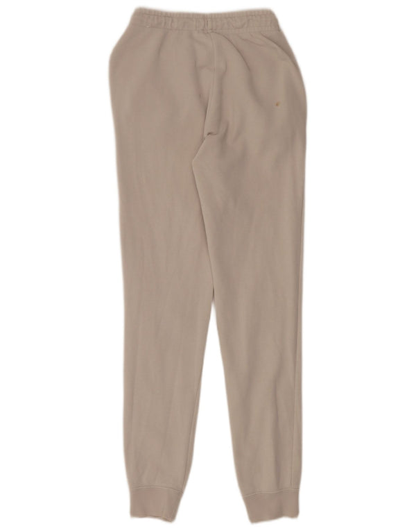 Nike Womens Tracksuit Trousers Joggers UK 6 XS  Beige Cotton