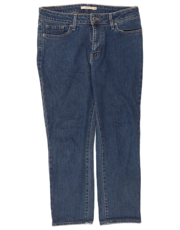 Женские укороченные джинсы LEVI'S 712 W29 L24, синий хлопок