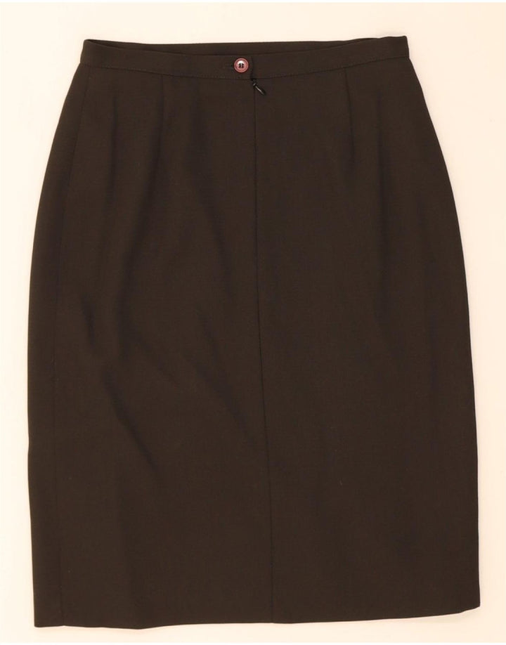 MODYVA Womens 3 Button 2 Piece Skirt Set UK 12 Medium W28  Green Polyester Vintage Modyva and Second-Hand Modyva from Messina Hembry 