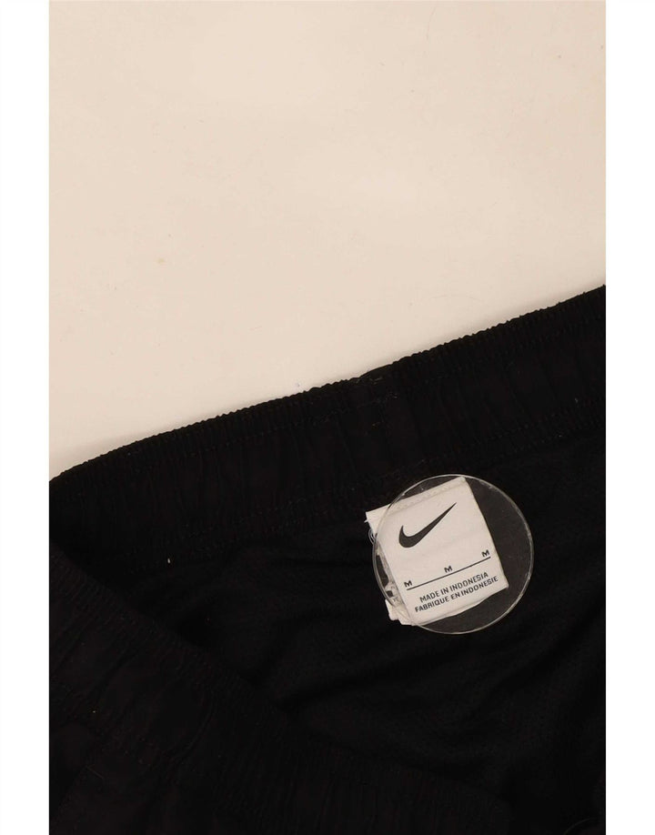 Мужские спортивные шорты Nike среднего размера, черный полиэстер