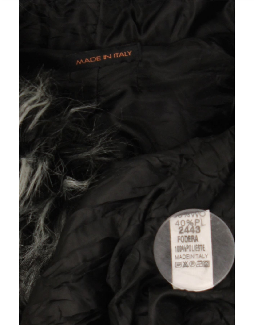 ВИНТАЖНОЕ женское пальто-накидка свободного кроя с капюшоном, Великобритания 10, маленькая черная шерсть