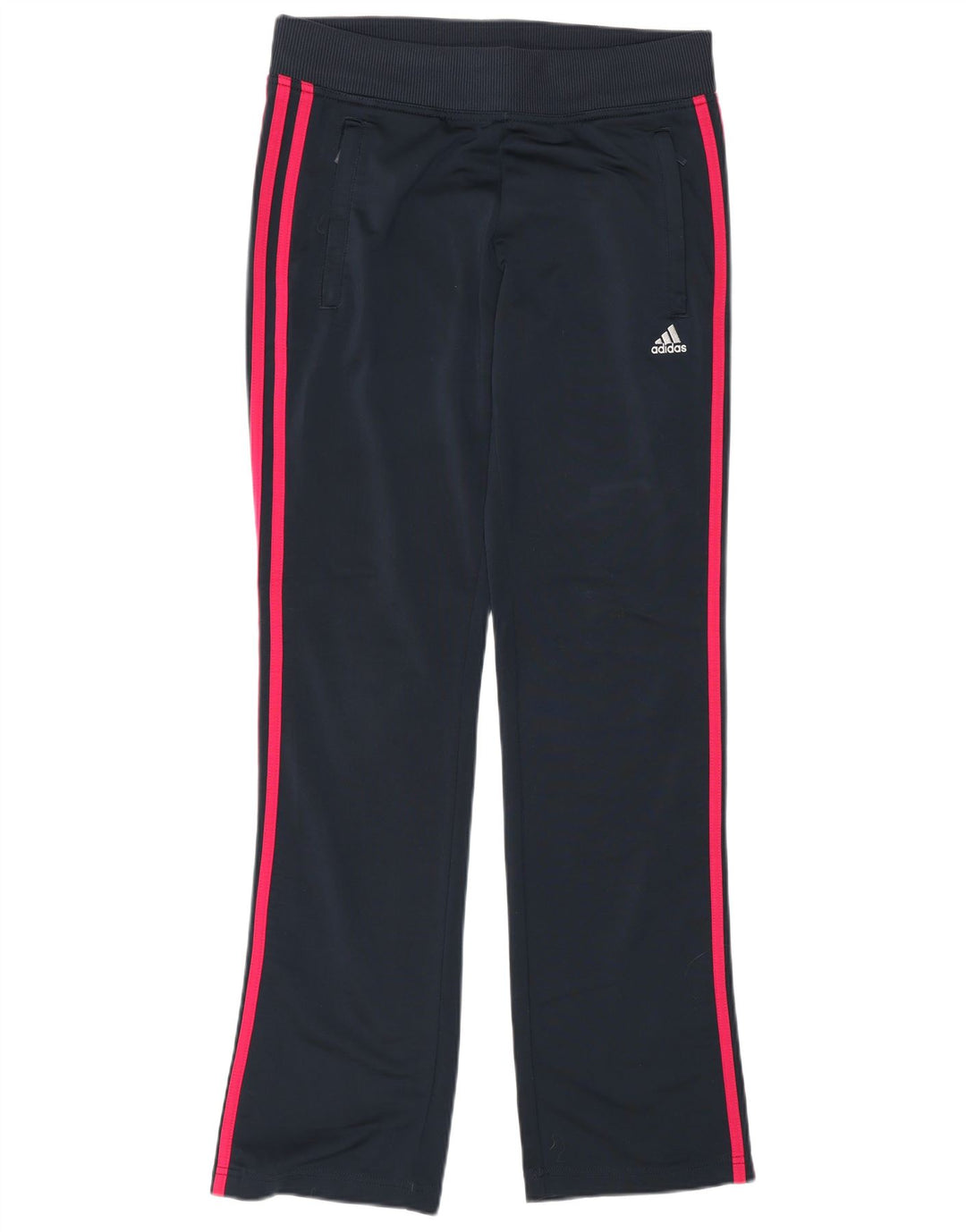 Женские спортивные брюки Adidas UK 10, маленькие, темно-синие, полиэстер