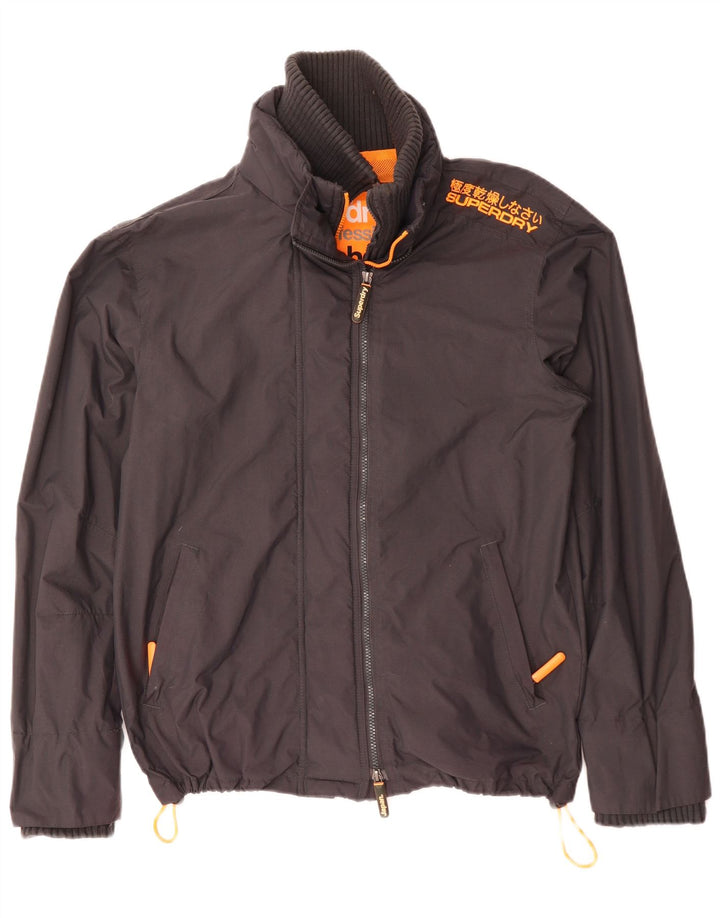 Мужская ветровка Superdry The Windcheater UK 40, большой серый полиэстер