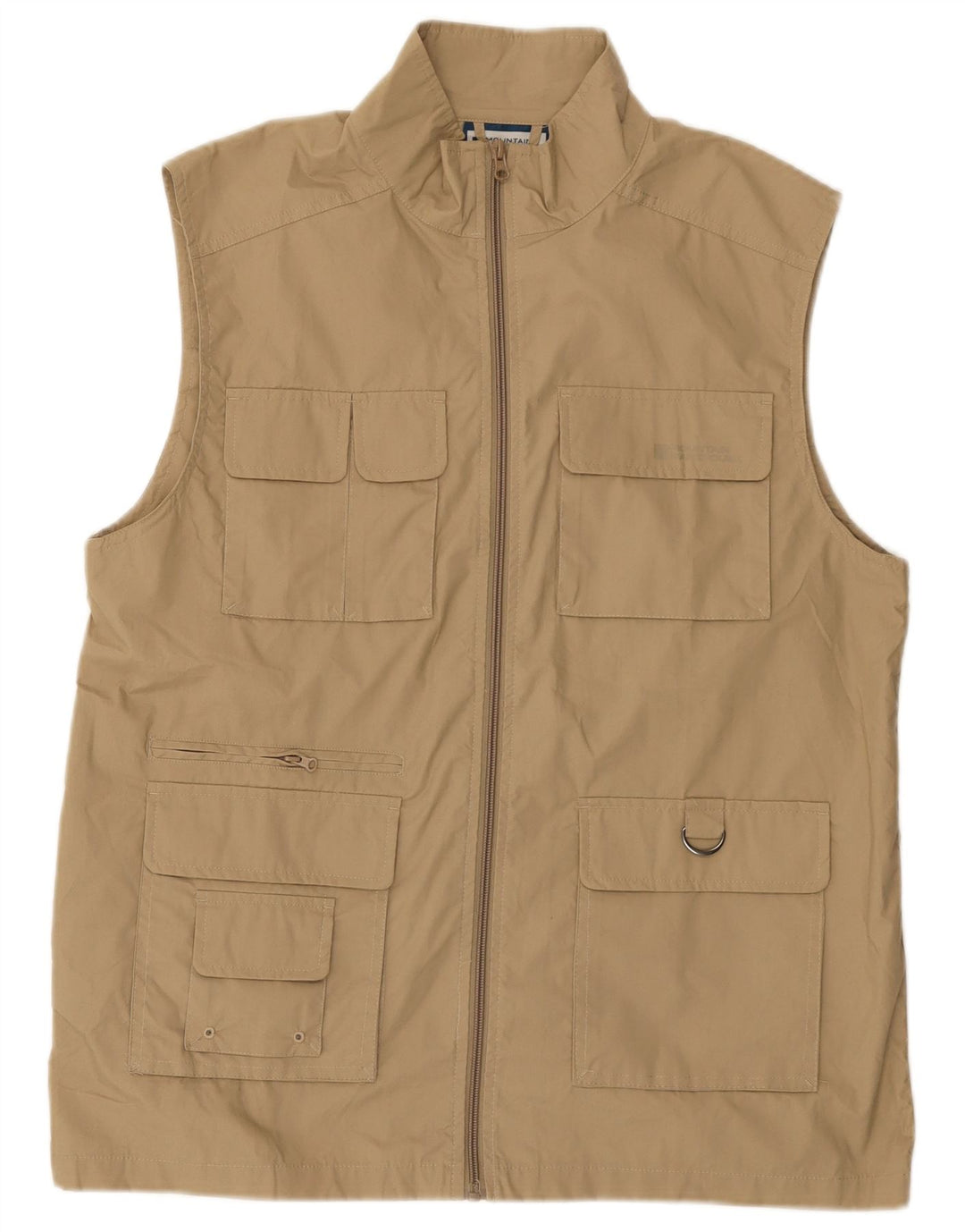 Мужской жилет Mountain Warehouse Utility Gilet UK 40, большой размер, бежевый из полиэстера