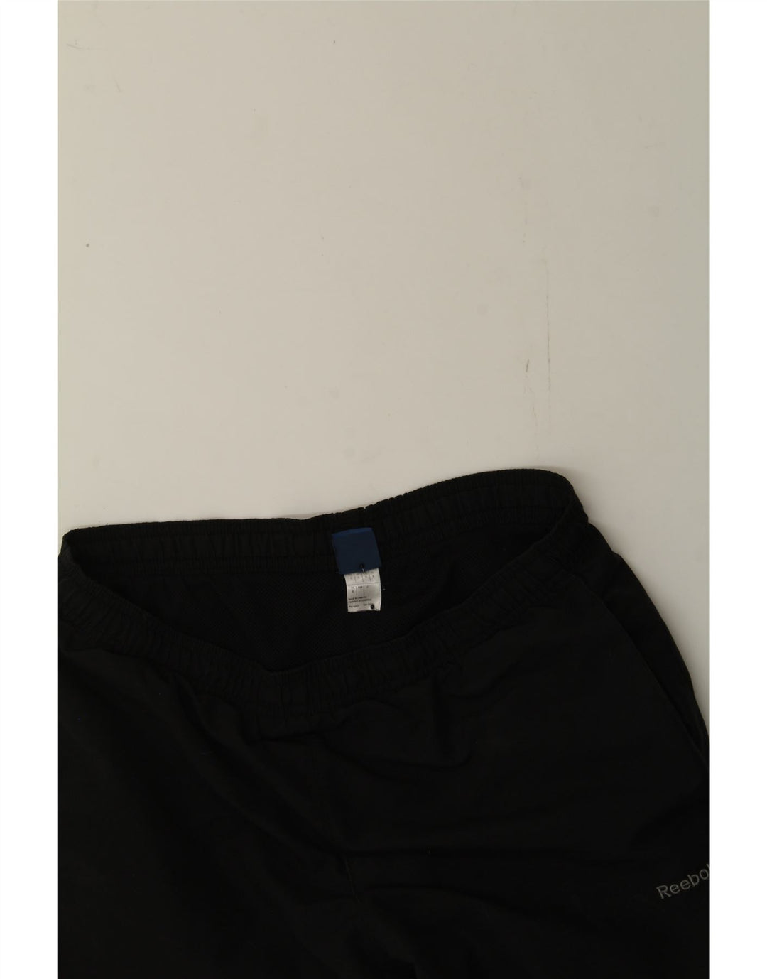 REEBOK Mens Tracksuit Trousers Joggers Small Black Polyester Vintage Reebok and Second-Hand Reebok from Messina Hembry 
