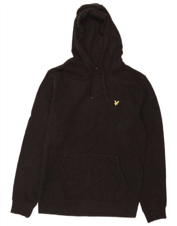 Мужской джемпер с капюшоном Lyle & Scott, средний черный, хлопок