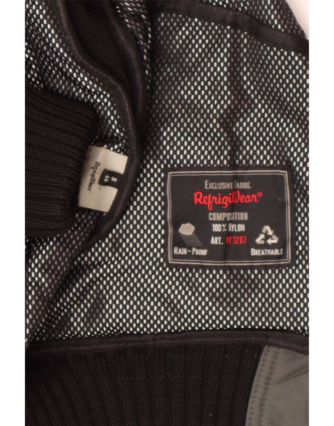 Refrigiwear Мужской бомбер с капюшоном IT 46 Маленький Зеленый Нейлон