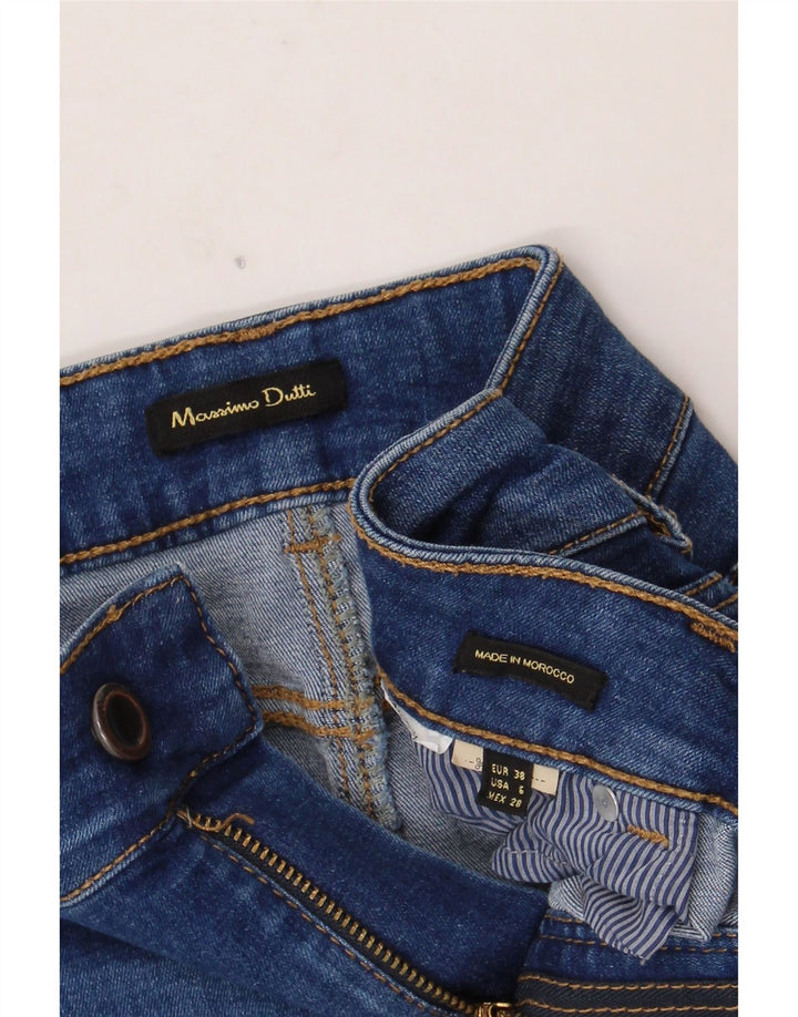 Юбка женская джинсовая Massimo Dutti EU 38 Small W28 Синяя