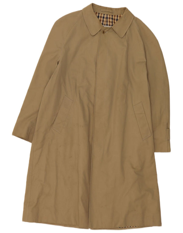 Мужской тренч Aquascutum UK 44 2XL, цвет хаки, хлопок