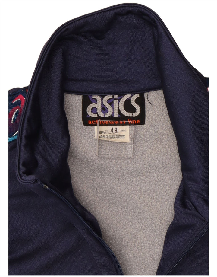 Мужской спортивный костюм ASICS с графическим рисунком IT 48 Medium Navy Blue Полиамид