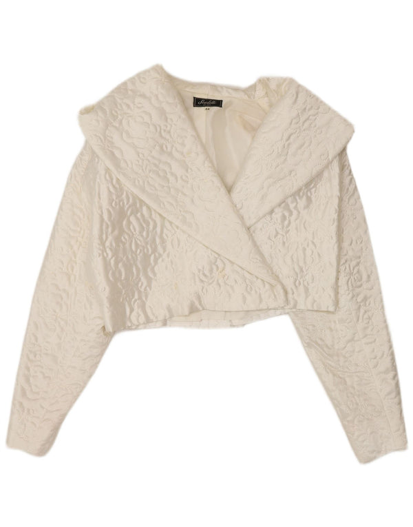 Винтажный женский комплект из 2 юбок IT 44 Medium W28 Белая вискоза