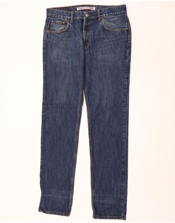 Carrera Mens 700 Regular Straight Jeans IT 50 Large W34 L34 Blue Cotton