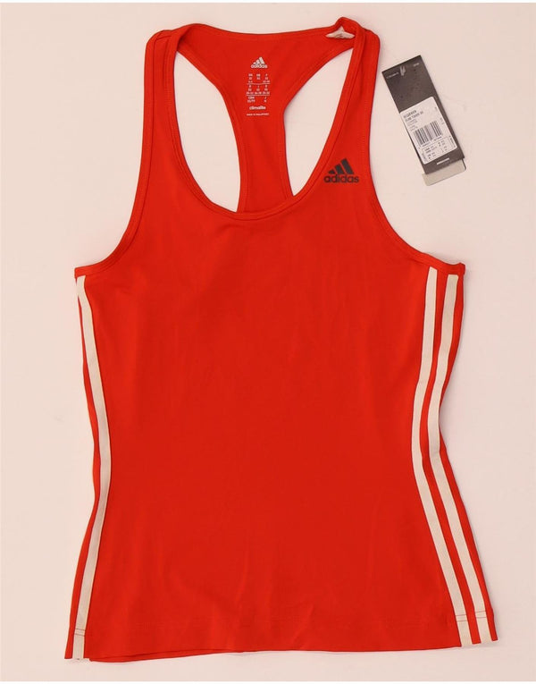 Женский жилет Adidas Climalite UK 4/6 XS, красный полиэстер