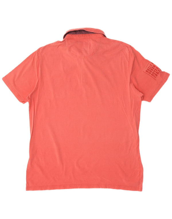 Мужская рубашка поло с рисунком Camel Active 2XL розовая