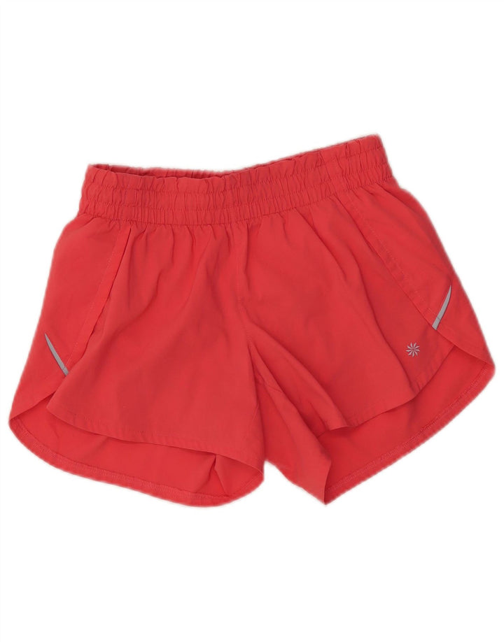 Женские спортивные шорты ATHLETA UK 4 XS, красный полиэстер
