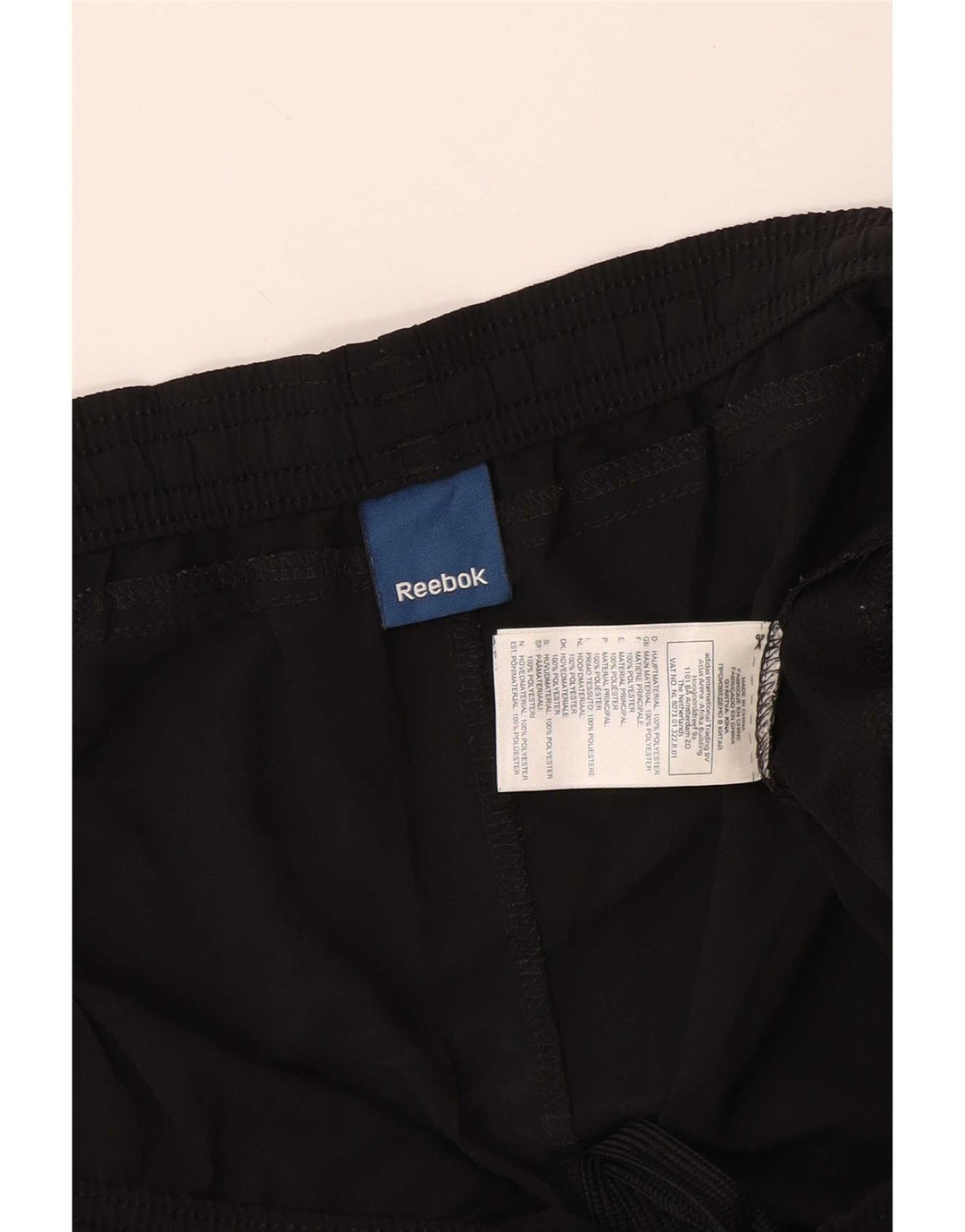Мужские спортивные шорты Reebok XL, черный полиэстер