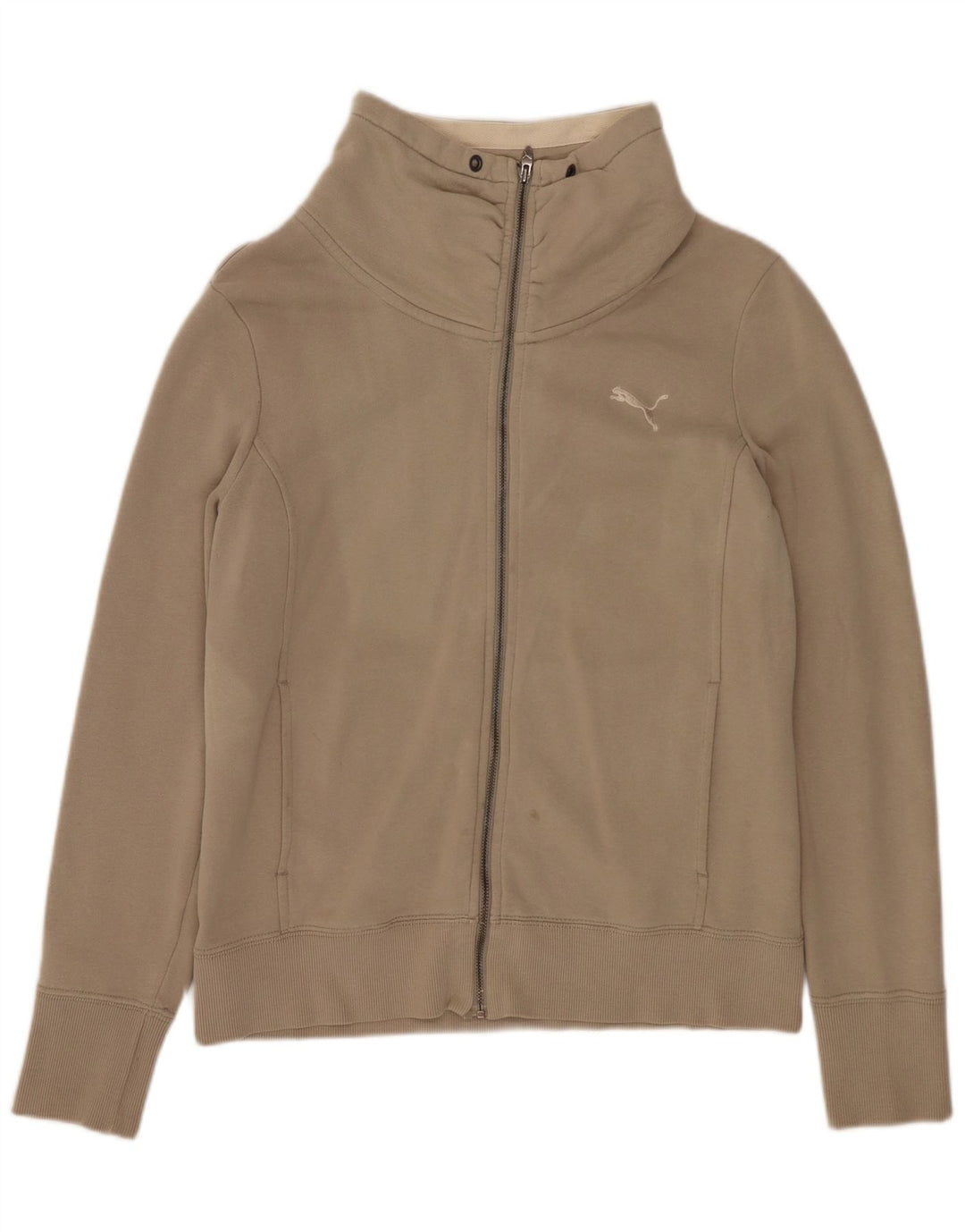 Женский спортивный костюм PUMA Top Jacket UK 14 Medium Beige Cotton