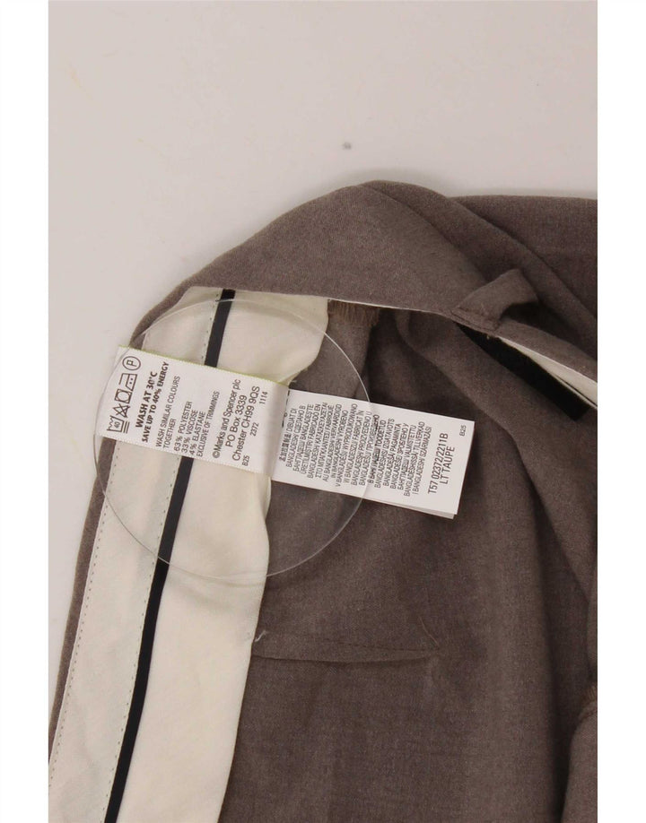 Женские костюмные брюки Marks & Spencer Bootcut UK 10, маленькие W30 L27, серые
