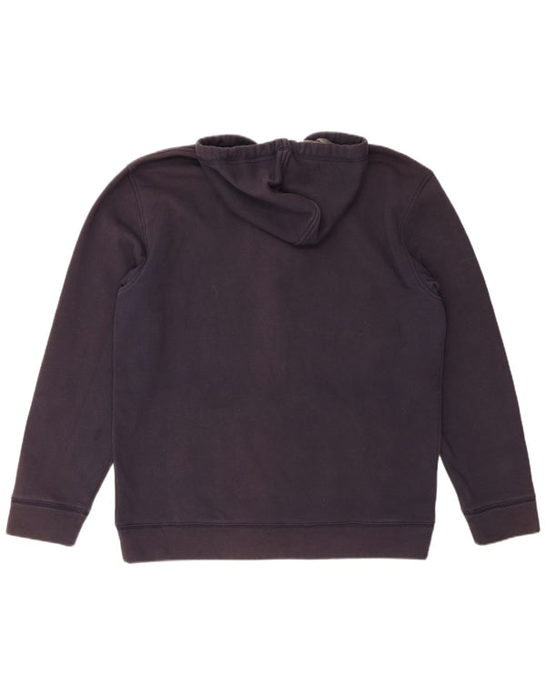 TOMMY HILFIGER Мужской свитер с капюшоном на молнии 2XL Темно-синий хлопок