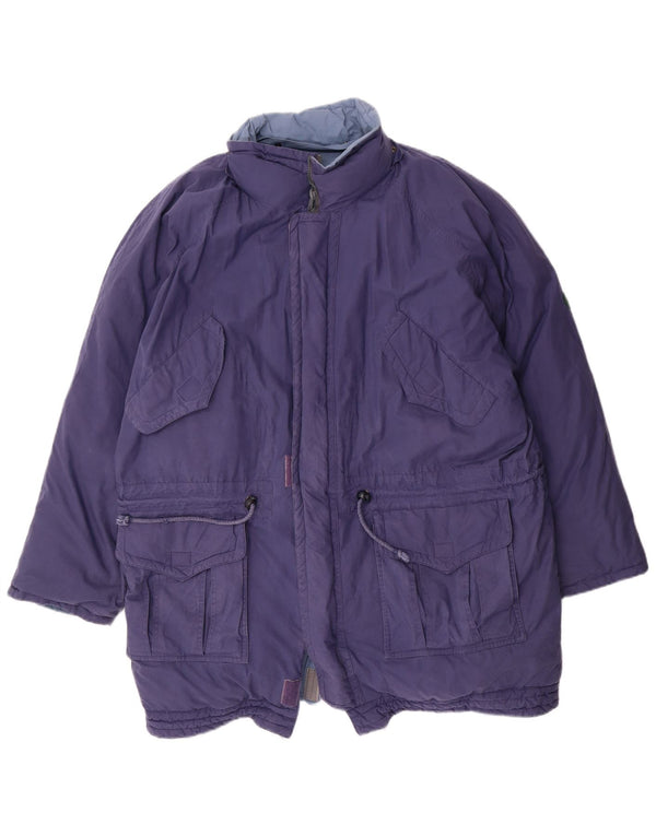 Мужская двусторонняя стеганая куртка свободного кроя DIADORA, британский цвет 38, средний синий хлопок