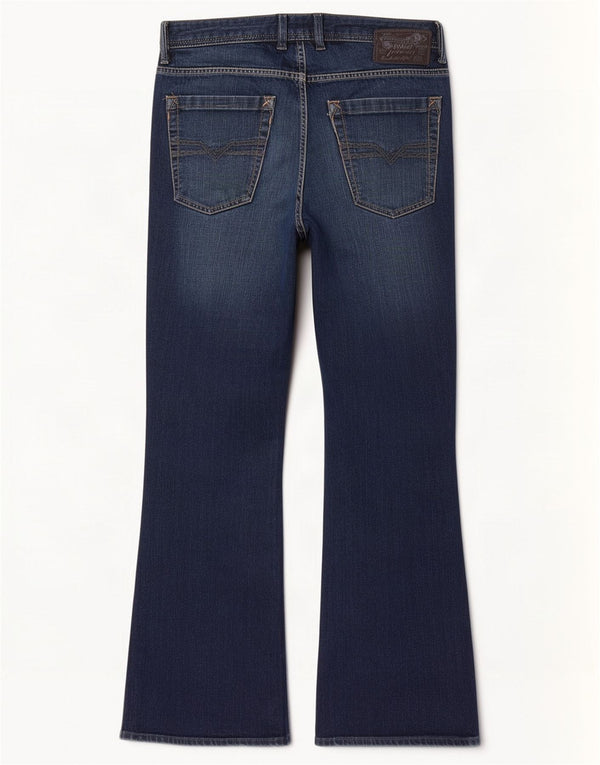Джинсы Diesel Mens Zhav Bootcut W32 L32 Темно-синие, хлопок