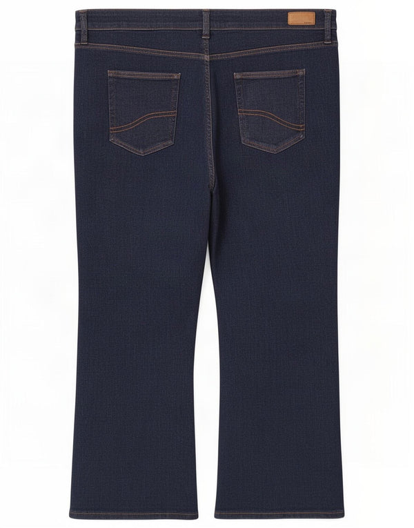 Женские джинсы Brooke Bootcut Fat Face, Великобритания 24 4XL W44 L27 Темно-синий хлопок