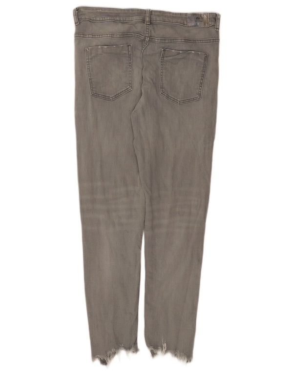 Женские узкие джинсы Zara EU 40 Medium W30 L27 Серый хлопок