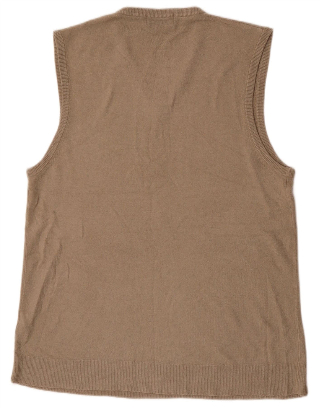 Мужская майка Mark & Spencer Blue Harbour Vest, большая, бежевая, акрил