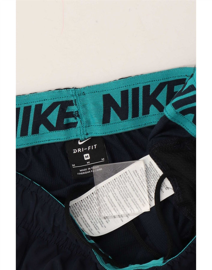 Мужские спортивные брюки Nike с графическим принтом, джоггеры, средний темно-синий, полиэстер
