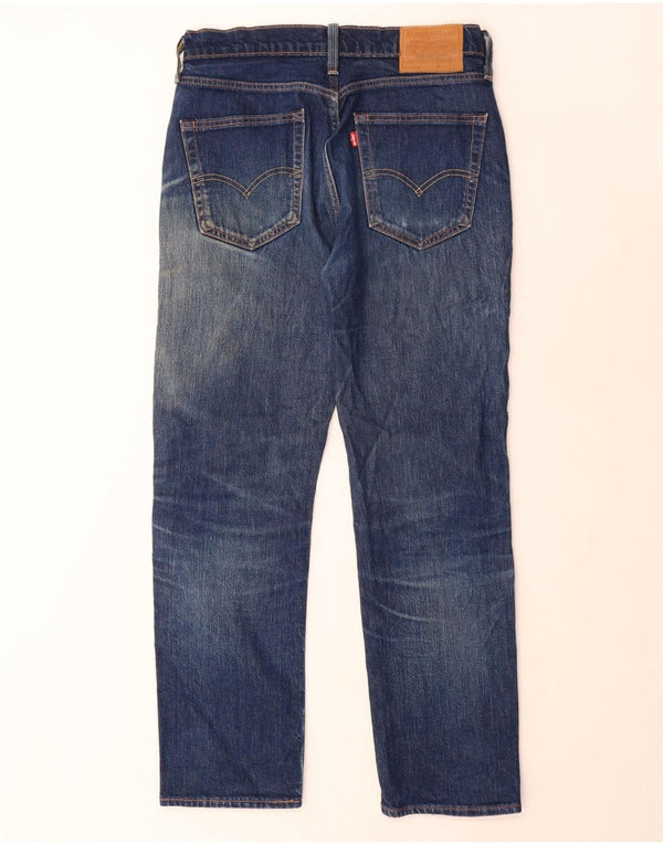 Мужские прямые джинсы LEVI'S 514 W30 L30 синие, хлопок