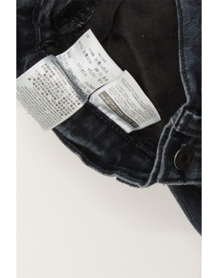 Мужские джинсы Levi's Slim 522 W28 L25 темно-синие, хлопок