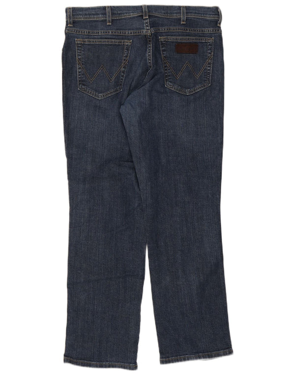 Мужские прямые джинсы Wrangler Texas Stretch W36 L30, синий хлопок