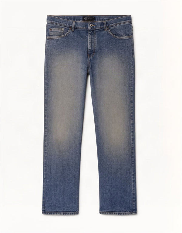 Мужские прямые джинсы Marks & Spencer Blue Harbour W36 L31, хлопок