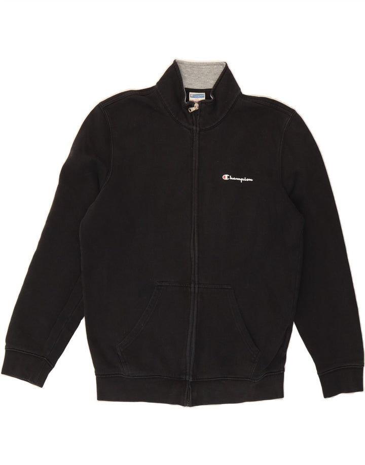 CHAMPION Mens Tracksuit Top Jacket Medium Black Cotton Vintage Champion and Second-Hand Champion from Messina Hembry 