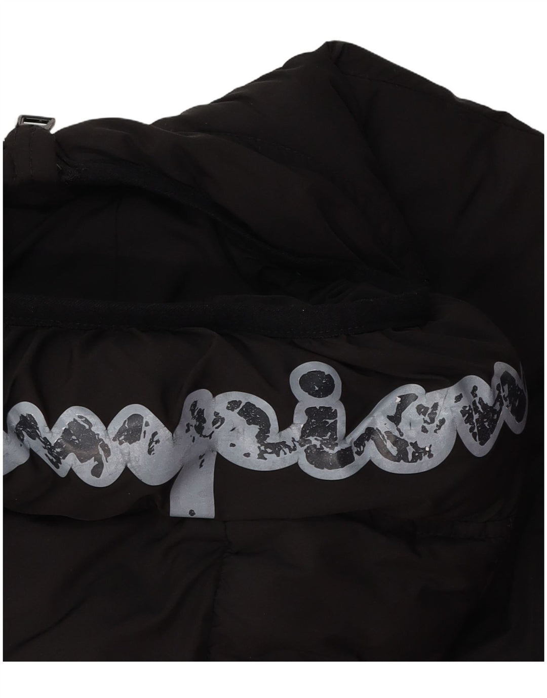 Утепленная куртка с капюшоном и графическим рисунком для мальчиков CHAMPION, 15–16 лет, 2XL, черная