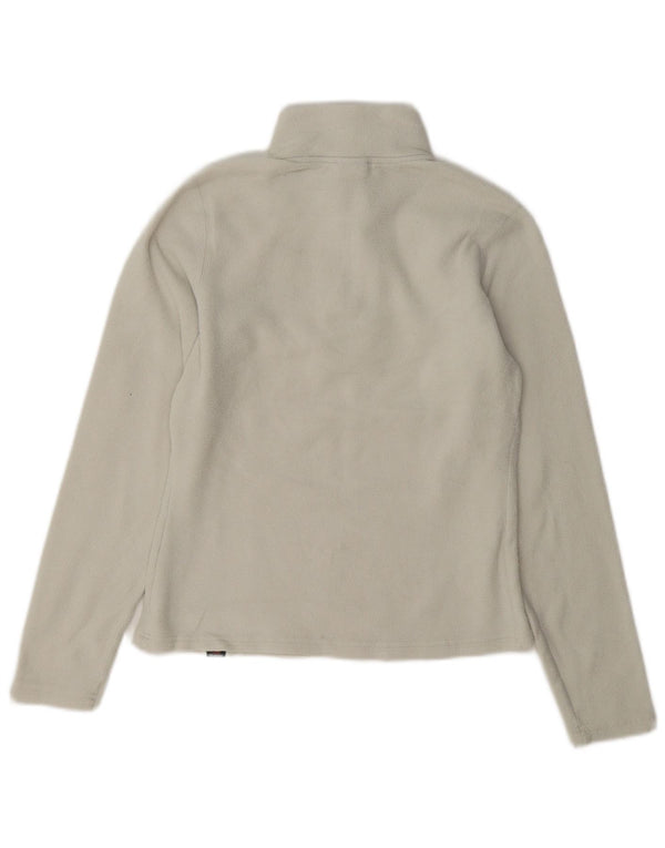 Женский флисовый джемпер с воротником на молнии The North Face UK 6 XS, белый полиэстер