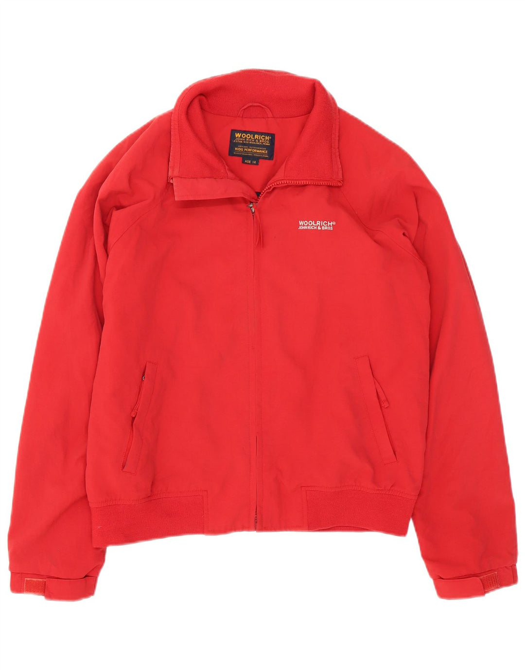 Куртка-бомбер Woolrich для мальчиков 13-14 лет, красный полиэстер