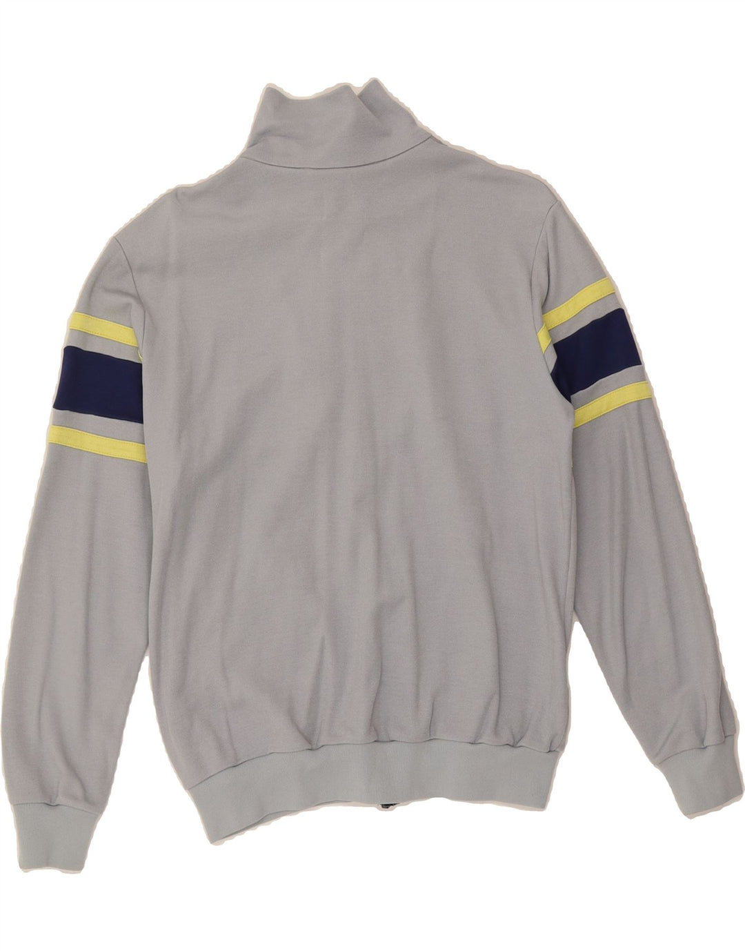 GRASSHOPPERS Mens Tracksuit Top Jacket Small Grey Colourblock Polyamide Vintage grasshoppers and Second-Hand grasshoppers from Messina Hembry 