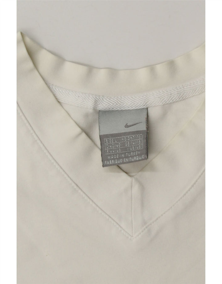 Женский топ Nike с рукавом 3/4, Великобритания, 14/16, большой белый