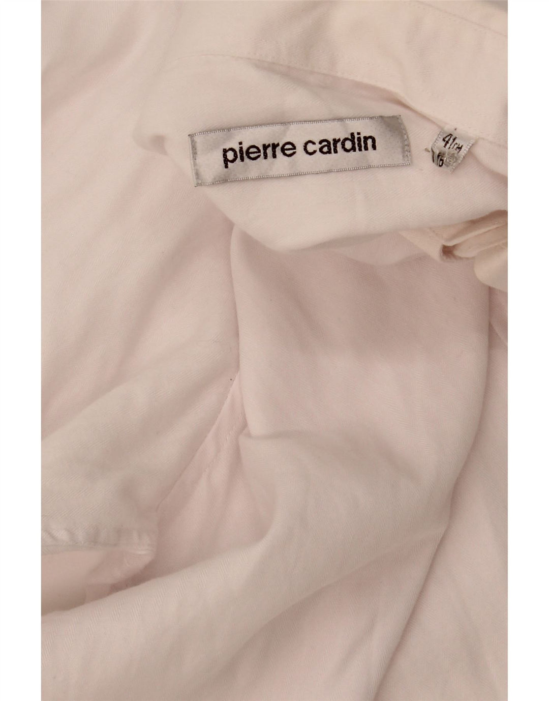Мужская рубашка Pierre Cardin, размер 41, 16, большая белая, хлопковая