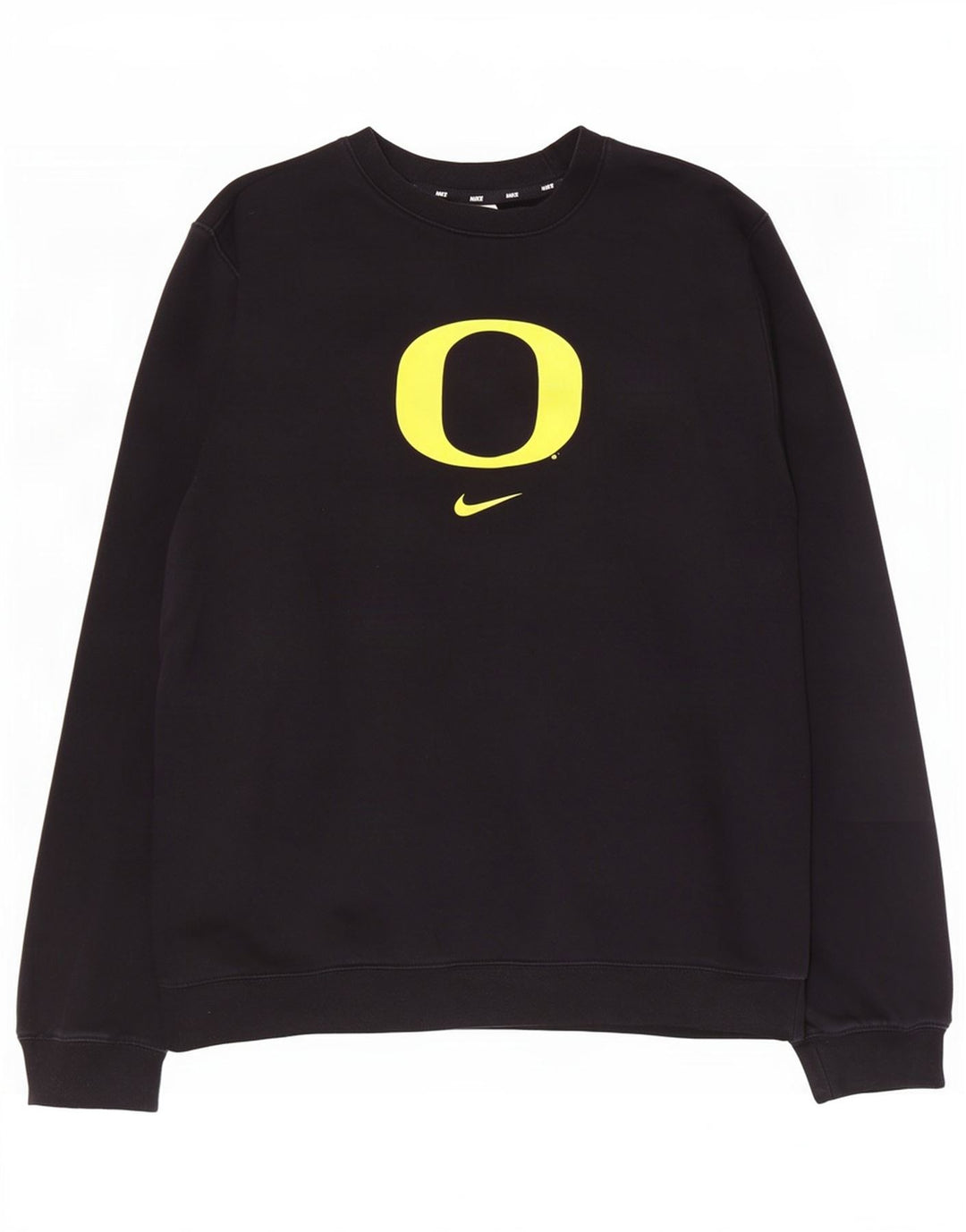 Мужской свитшот с рисунком Nike Oregon Ducks, большой черный хлопковый джемпер