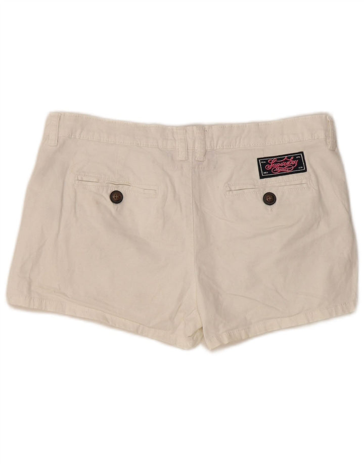 Женские шорты чинос Superdry Medium W34, белый хлопок