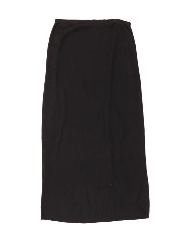 EDDIE BAUER Womens Maxi Skirt Large W34 Black Cotton Vintage Eddie Bauer and Second-Hand Eddie Bauer from Messina Hembry 