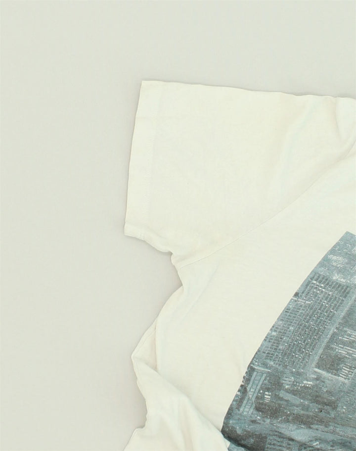 JACK & JONES Womens Graphic T-Shirt Top UK 18 XL White Cotton | Vintage Jack & Jones | Thrift | Second-Hand Jack & Jones | Used Clothing | Messina Hembry 