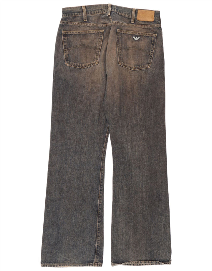 Женские джинсы Armani Bootcut W34 L32 Темно-синие, хлопок