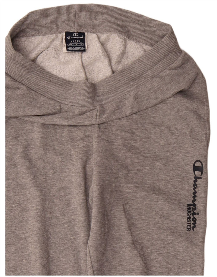 Мужские спортивные штаны Champion Rochester с графическим принтом, брюки для бега, большие серые