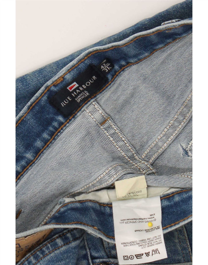 Мужские прямые джинсы Marks & Spencer Blue Harbour W42 L31, хлопок