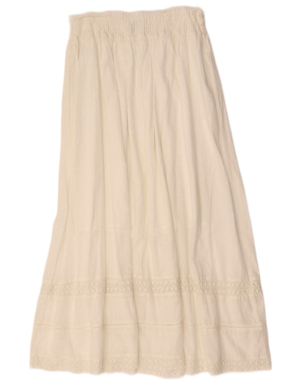 BENETTON Женская юбка Gypsy с завышенной талией W28, средняя, белая в крапинку