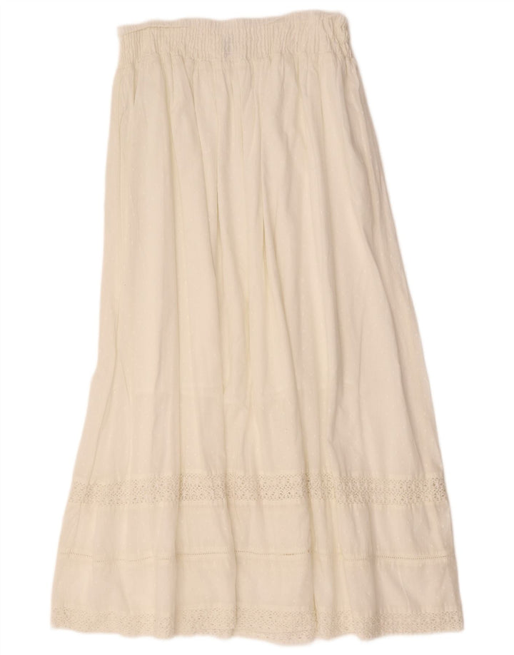 BENETTON Женская юбка Gypsy с завышенной талией W28, средняя, белая в крапинку